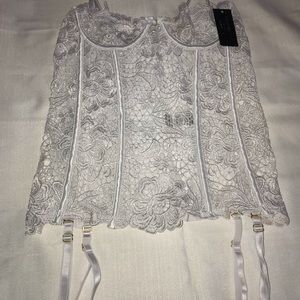 Lace white corset 🤍 new.